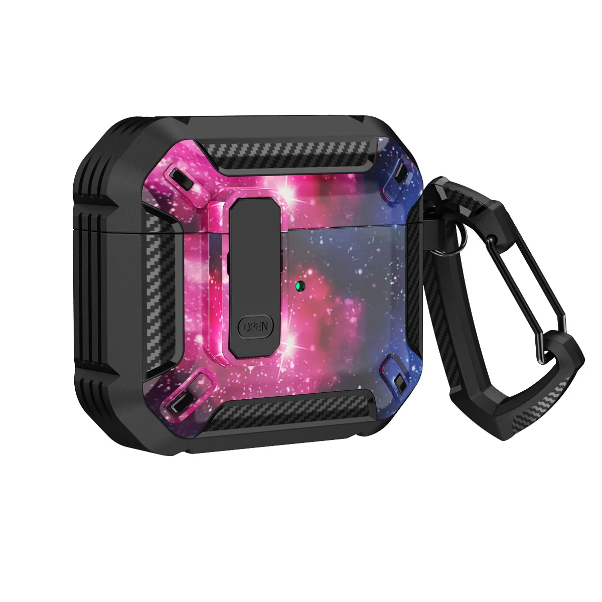 Стильный камуфляжный серый защитный чехол для Apple Airpods 1/2/3/Pro/Pro 2 прочный