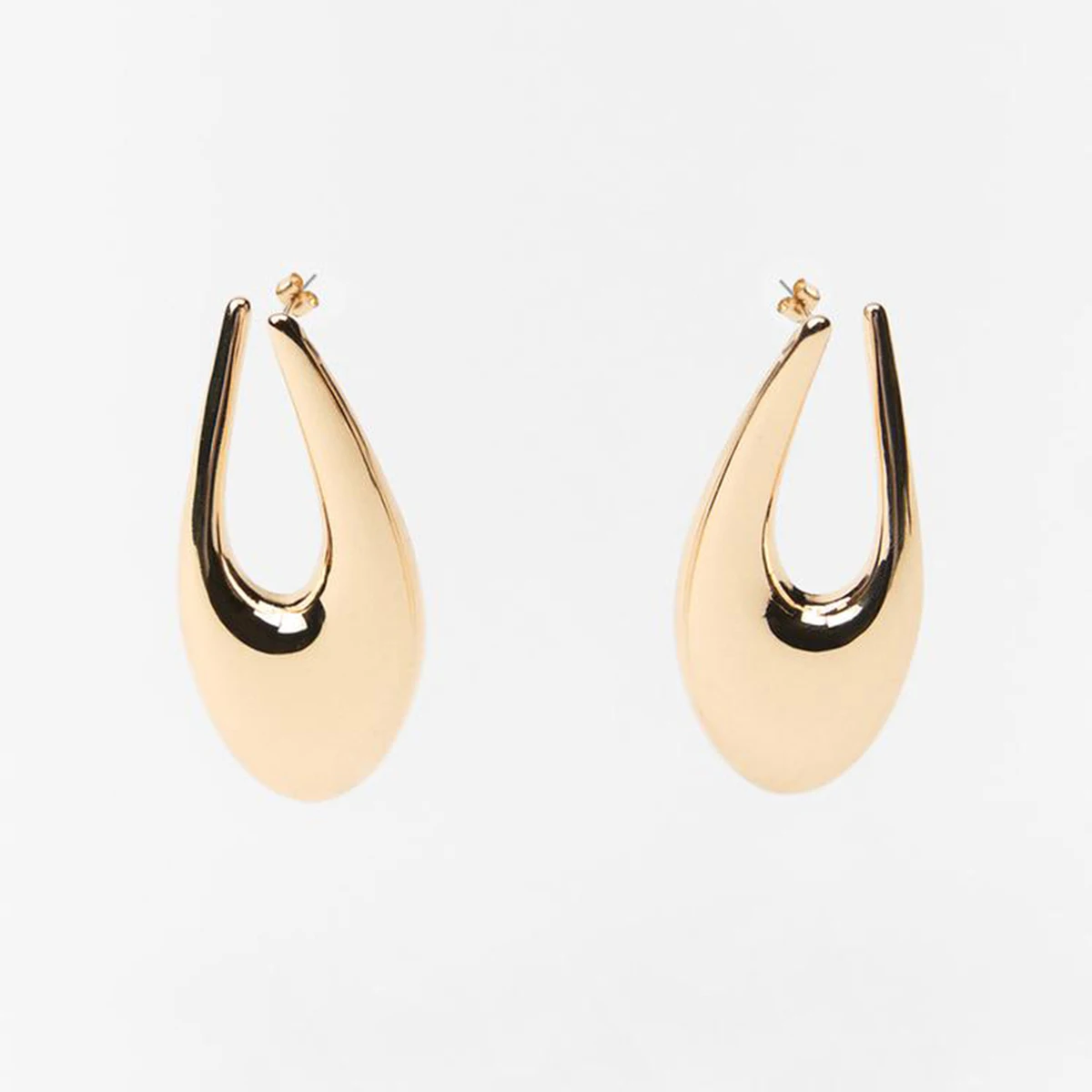 Новинка 2024 винтажные металлические серьги для женщин Длинные массивные