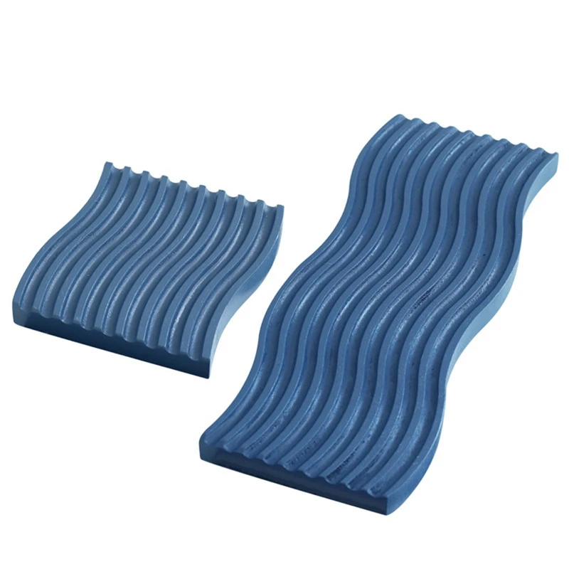 

2Pcs Corrugated Board Cutting Board Tray Coffee Afternoon Tea Dessert Plate Table Decoration