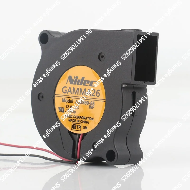 Фото Оригинальный вентилятор Nidec 5V 24V 48V DC 12V 0.17A 5015 5CM 50X50X15MM, турбинный, бесшумный, с двойным шарикоподшипником, A33999-55, охлаждающий вентилятор. №1