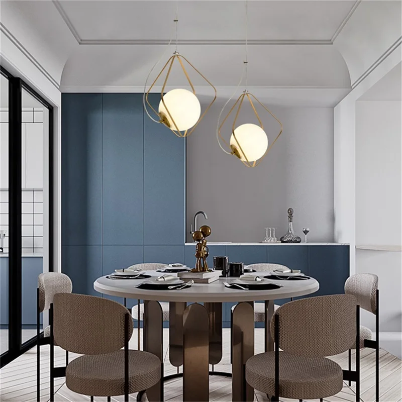 Современные подвесные светильники ANITA медный домашний креативный декоративный