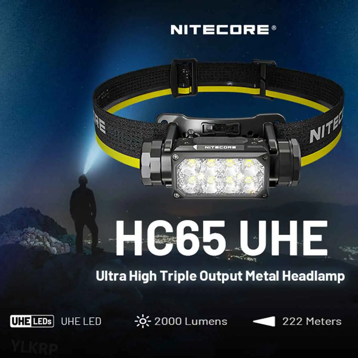 Фары NITECORE HC65 UHE 2000 люмен с расстоянием освещения 222 метров