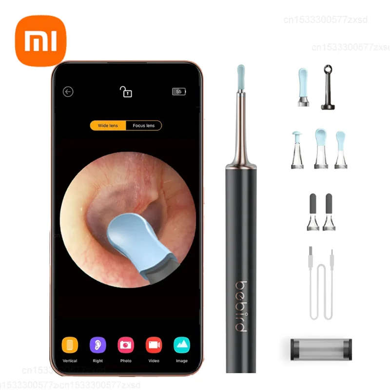 Умный визуальный ушной очиститель Bebird T15 мини-камера с зарядкой через USB набор для