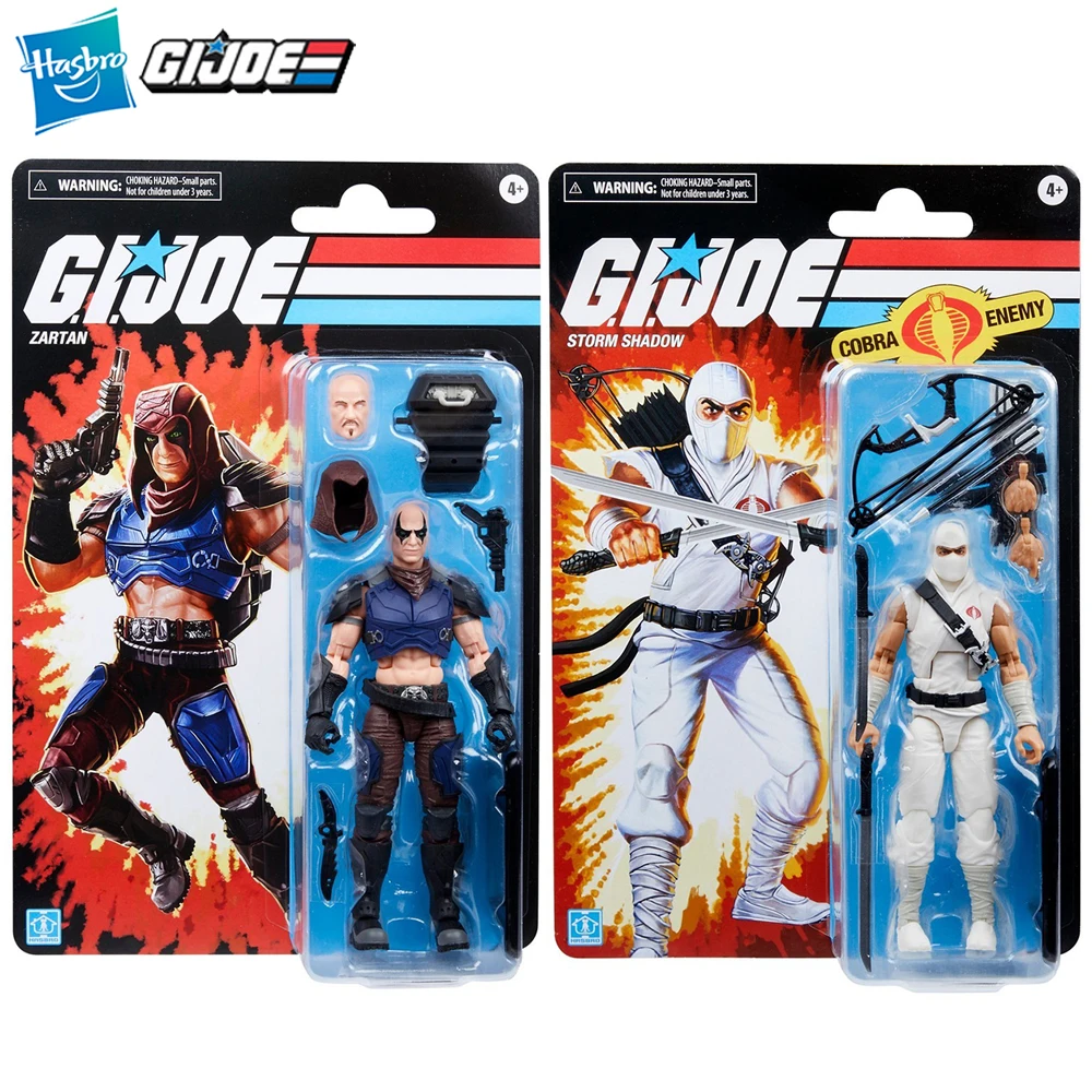 [В наличии] Hasbro G.I. Джо классифицированная серия Zartan &amp Storm Shadow 6-дюймовая Ретро
