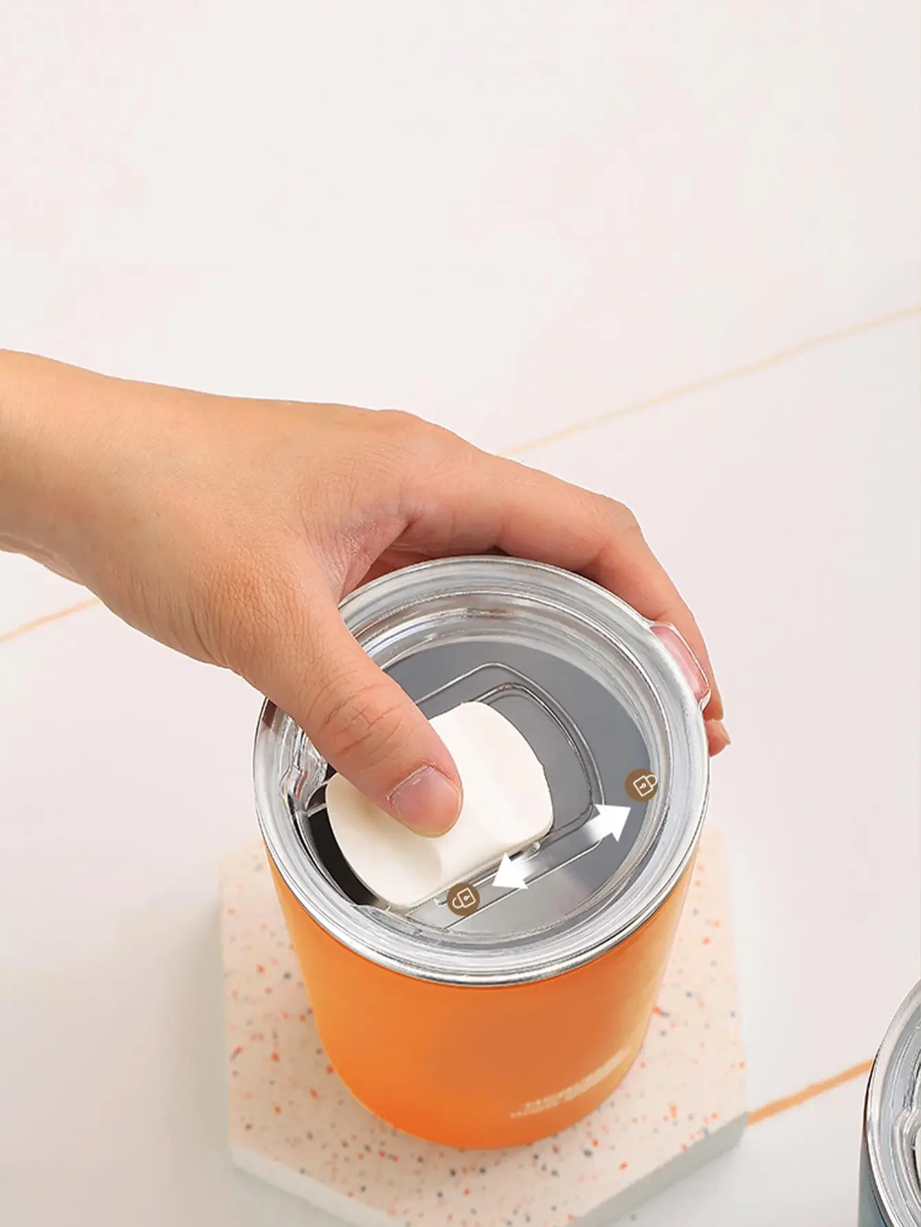 Чашка Bingba 480 мл кофейная чашка из нержавеющей стали 18/8 портативная Автомобильная