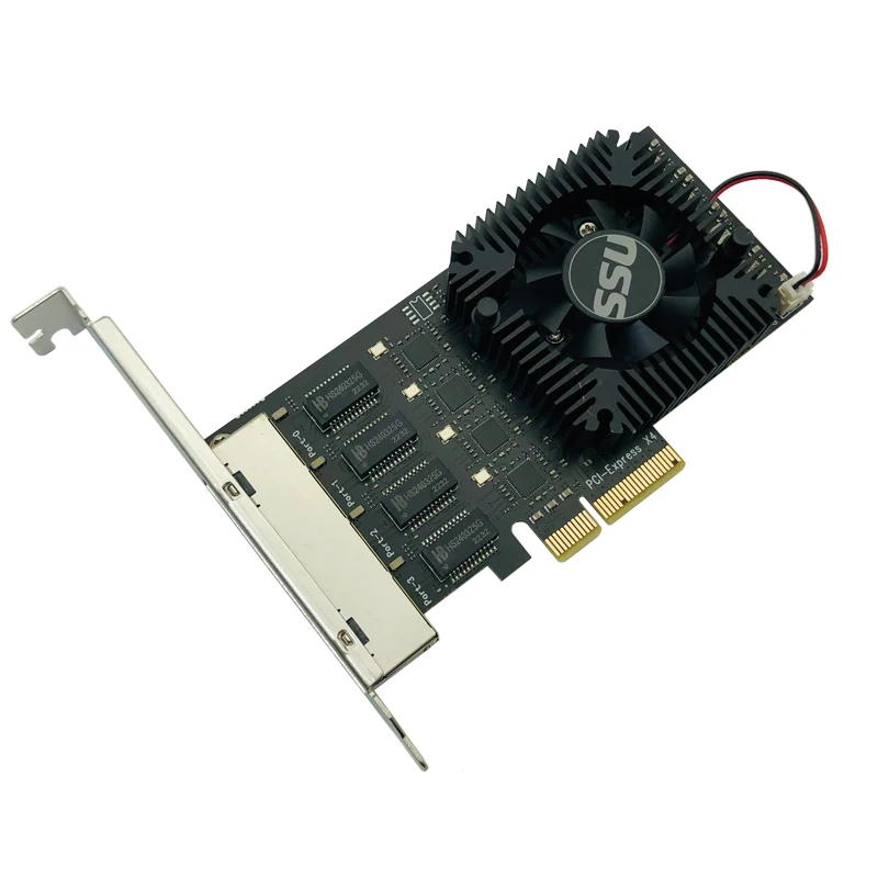 НОВЫЙ адаптер сетевой карты 2 5 Гбит/с ГБ Ethernet 4-портовый RJ45 PCIE PCI Express X4 2500 Мбит/с