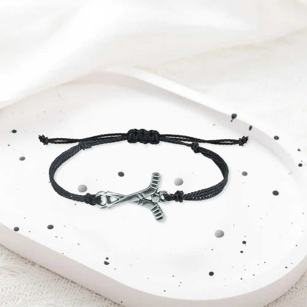 Футбольный браслет регулируемый спортивный плетеный для мальчиков и девочек