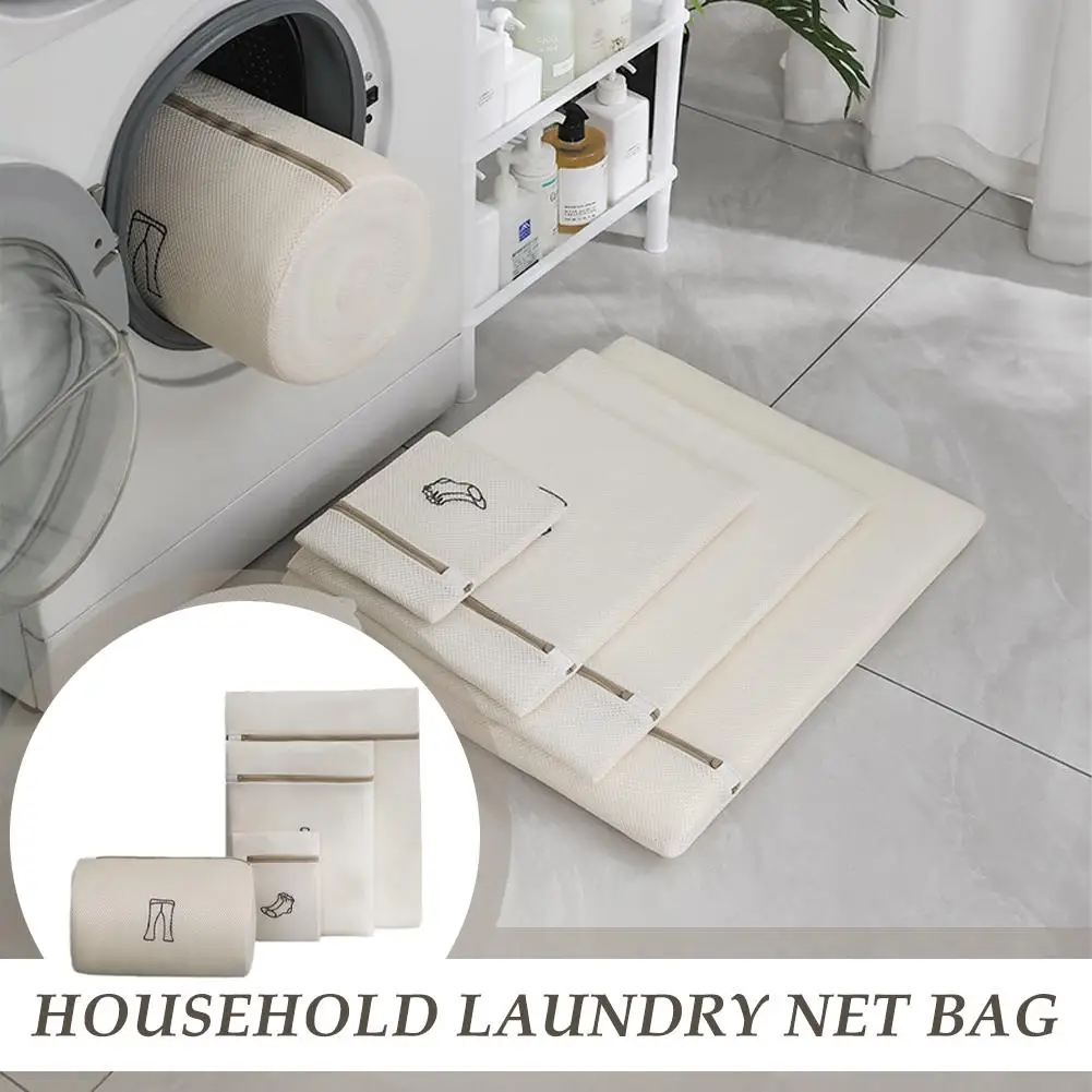 

Mesh Laundry Bag Polyester Laundry Wash Bags Coarse Net Laundry Basket Laundry Bags For Washing Machines Mesh Bra Bag M8E0