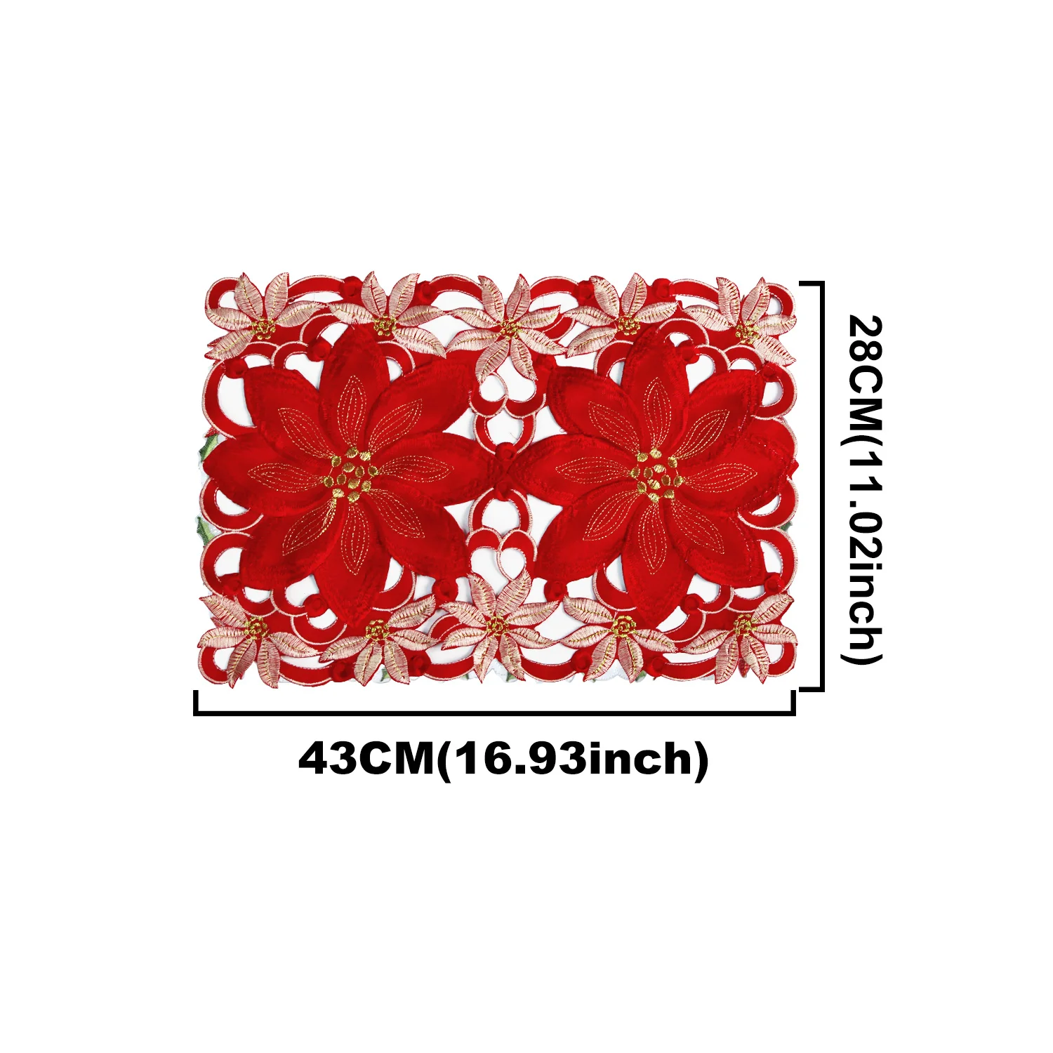 

Рождественская скатерть пасторального стиля из хлопка и полиэстера