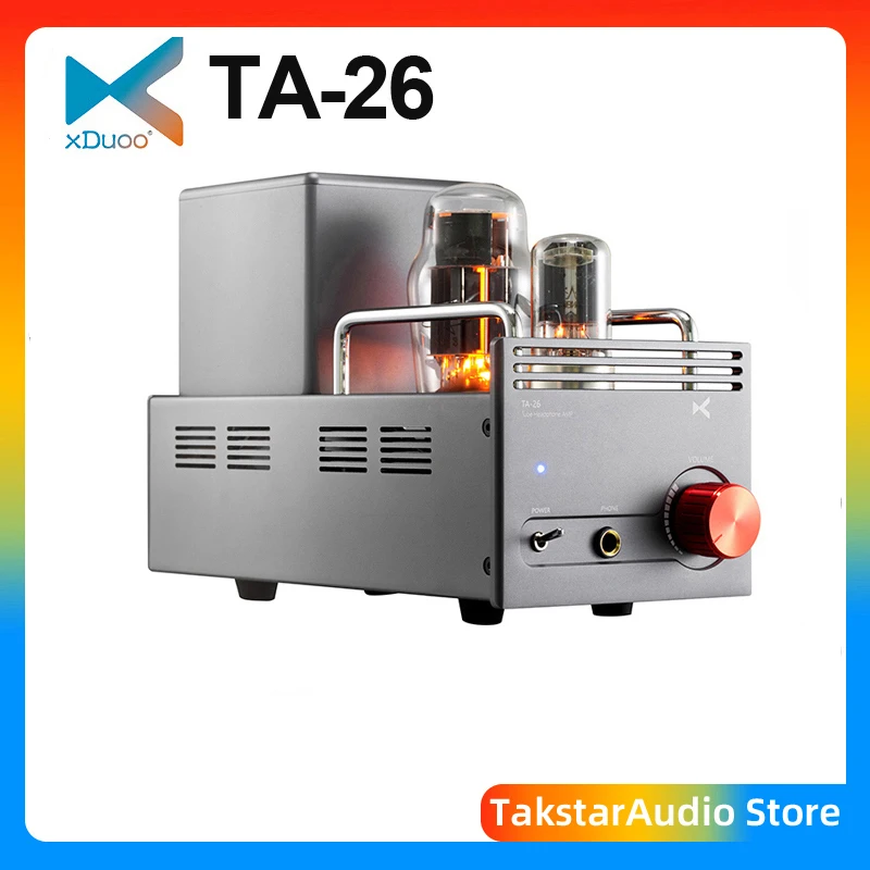 XDUOOO TA-26 Headphone Amplifier High Performance Tube Adopt 6N8P 6N5P AMP Pre- amplifier