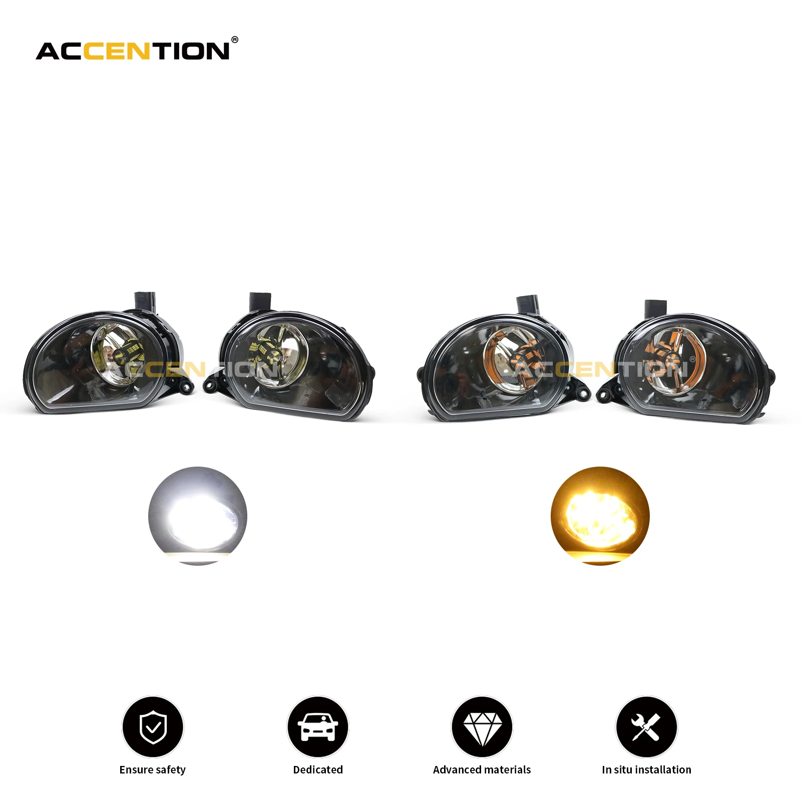 Автомобисветодиодный светодиодные лампы 8 Вт для Audi Q7 2006 2007 2008 2009, новые передсветодиодный светодиодные противотуманные фары, противотуманные лампы