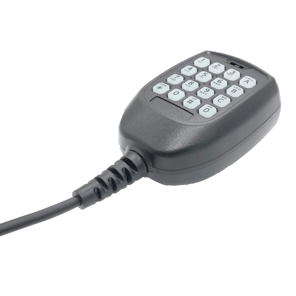 For KMC-62 Walkie-Talkie Two-Way Radio Hand Microphone With Keyboards For Car Radio Connector Type RJ45 8 Pin