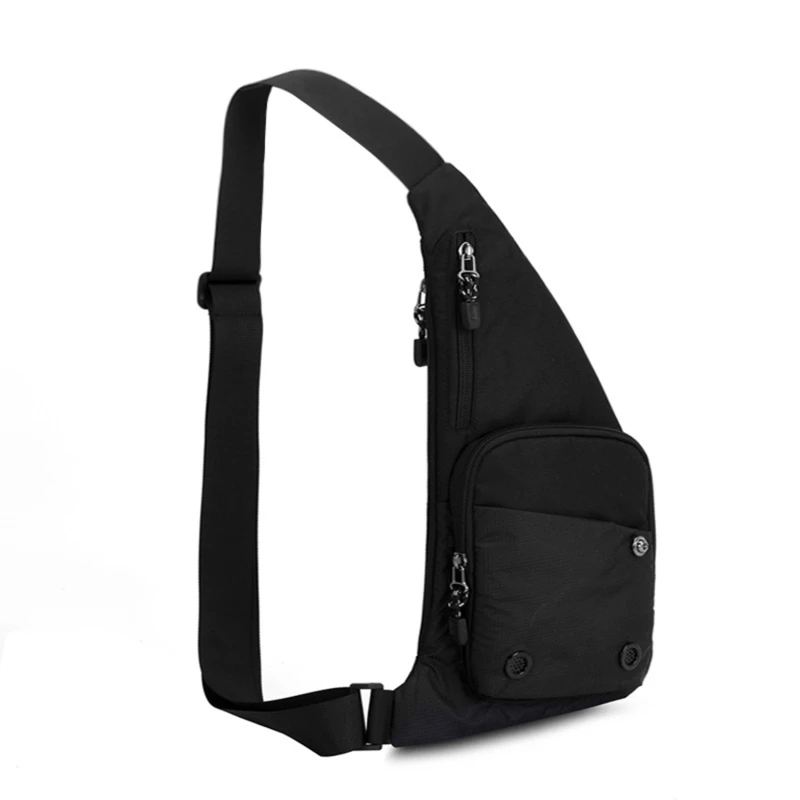 

New Men Casual Shoulder Bag Travel Sports Outdoor Passport Male Fanny Pack Small Messenger Sling Chest Crossbody Bag for Men