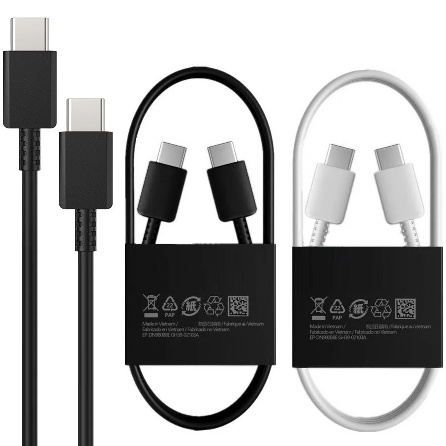 

10pcs/lot 1m 3ft Fast Quick Charging PD Type c USb-C Data Sync Charger Cable For Samsung S8 s10 s20 s21 Note10 htc charger cable