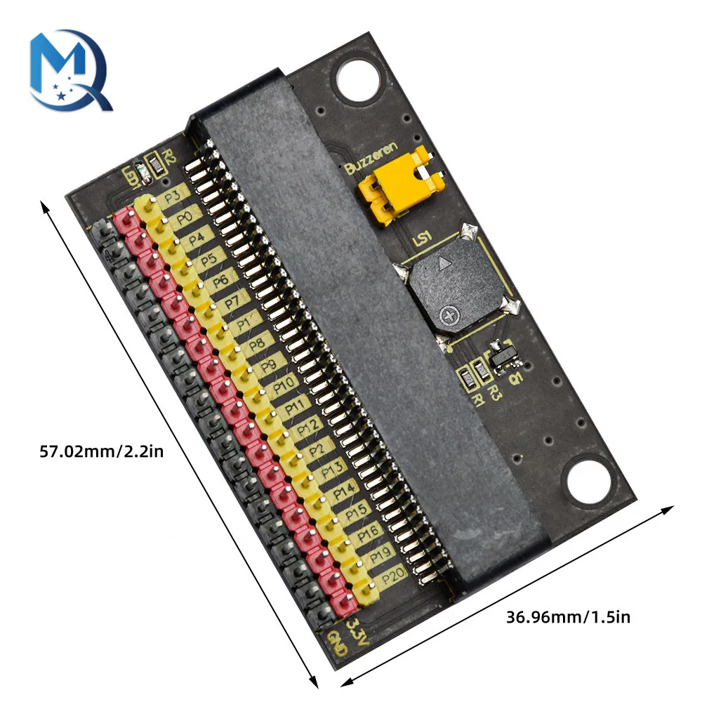 Плата расширения Micro Bit со светодиодным индикатором работы коммуникация IIC или SPI