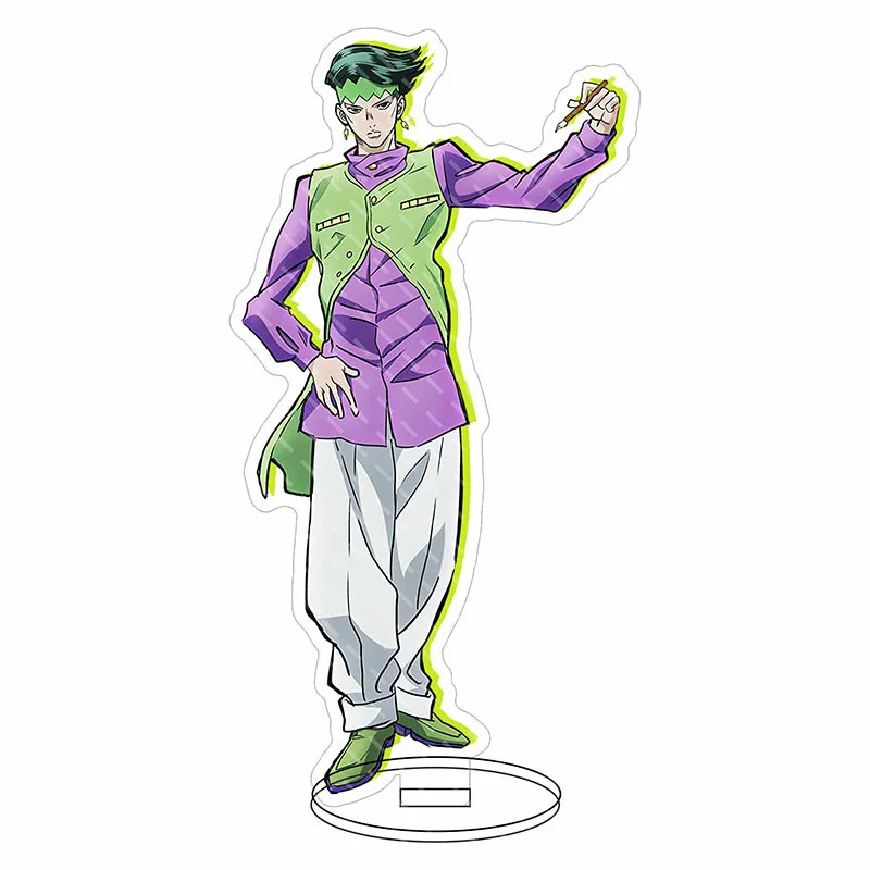 Фото Акриловая фигурка JOJO's Bizarre Adventure Non Diamond Dongfang Zhanzhu Guangse Kanghong Village Yitai, модные игрушки в стиле Y2K, аниме №4