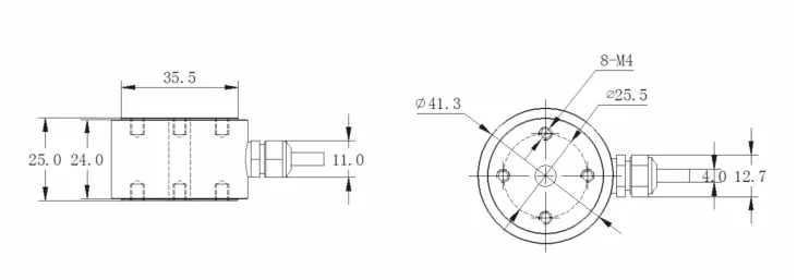 Фотоэлемент статического крутящего момента из алюминиевого сплава для
