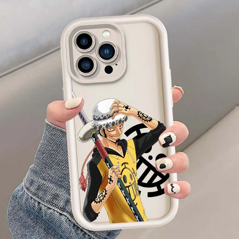 Фото O-One Piece Water Law Cartoon для Apple iPhone 17, 16, 15, 14, 13, 12, 11 Air Pro Max Plus, чехол для телефона с лестницей для глаз №4