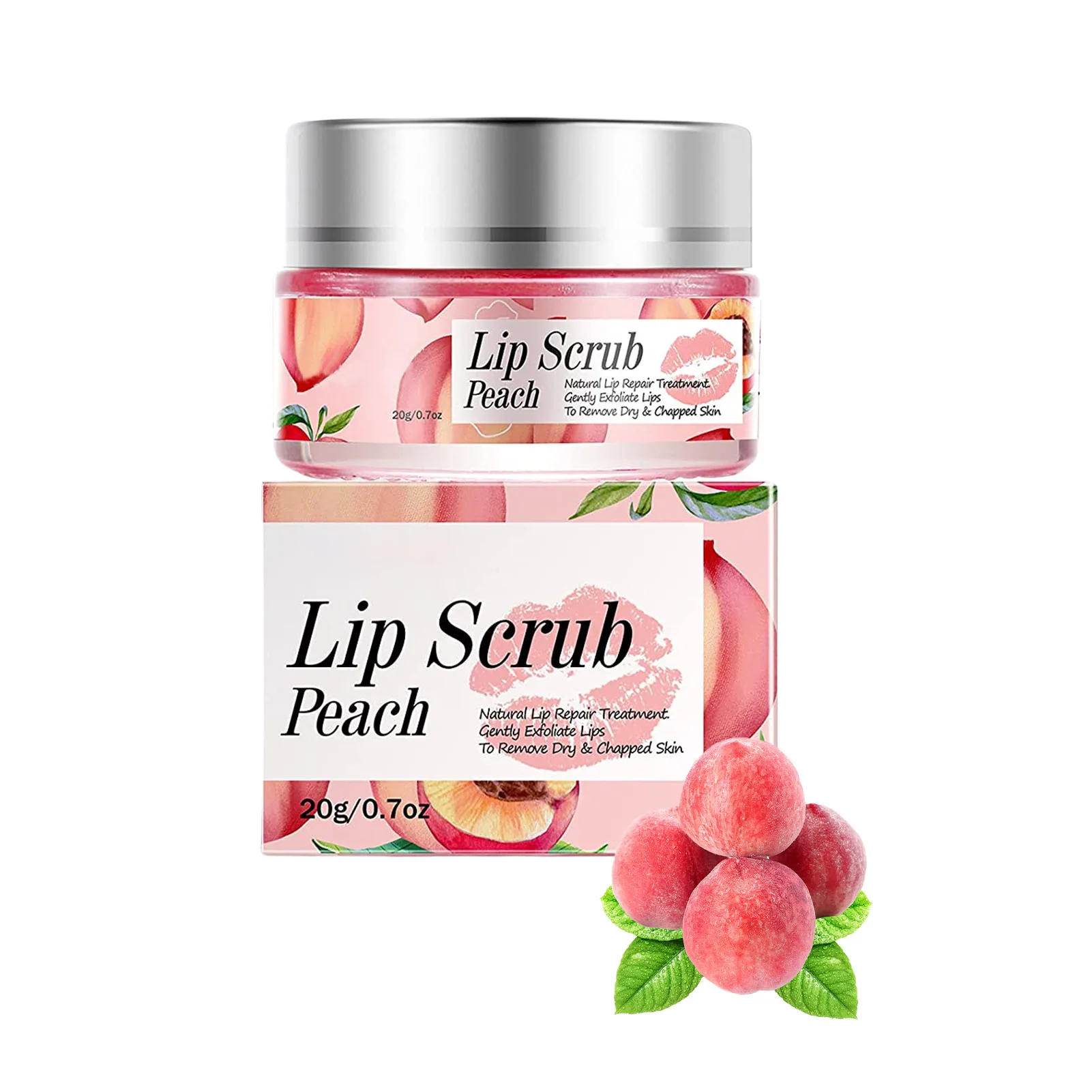 

Lip Scrub Gentle And Safe Lip Scrub Exfoliation Lip Sleeping Scrub With Double Effect And Moisturizer For Chapped Lip Lip Lines