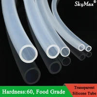 1m5m transparent flexible silicone tubing id 0 5 1 2 2 5 3 4 5 6 7 8 mm food grade tube pipe temperature resistance nontoxic
