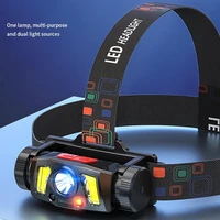 tx02 1200ma motion sensor headlamp tx02 led induction headlight rechargeable head torch camping hunting flashlight outdoor tools