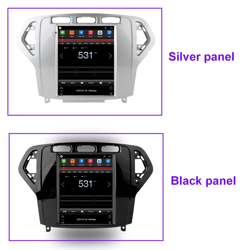 Автомагнитола Eunavi Tesla 9 7 Android 10 8G + 128G мультимедийный плеер с GPS для Ford Mondeo MK4 2007-2010 WIFI
