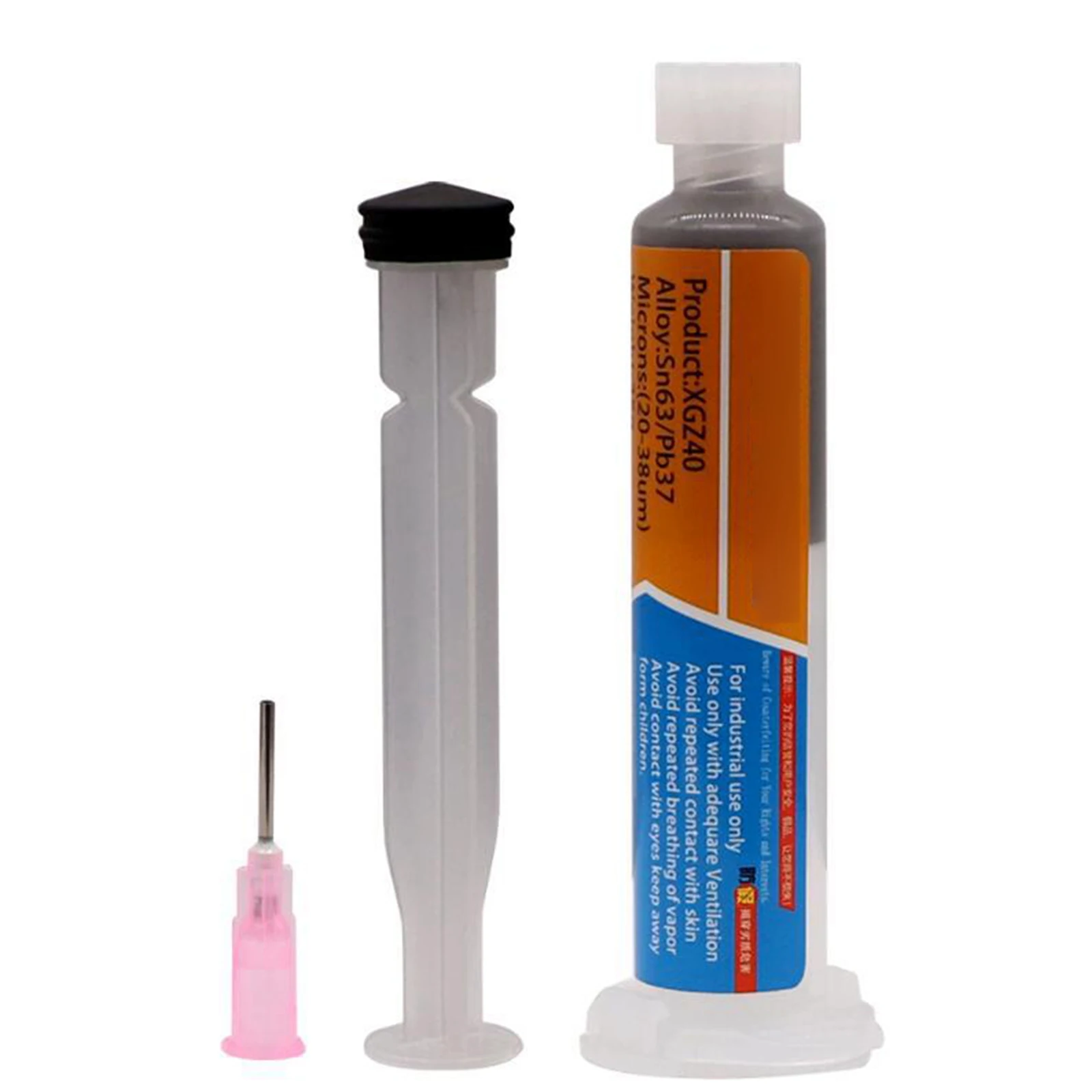 

Паяльная паста со шприцевым поршнем SN63 PB37