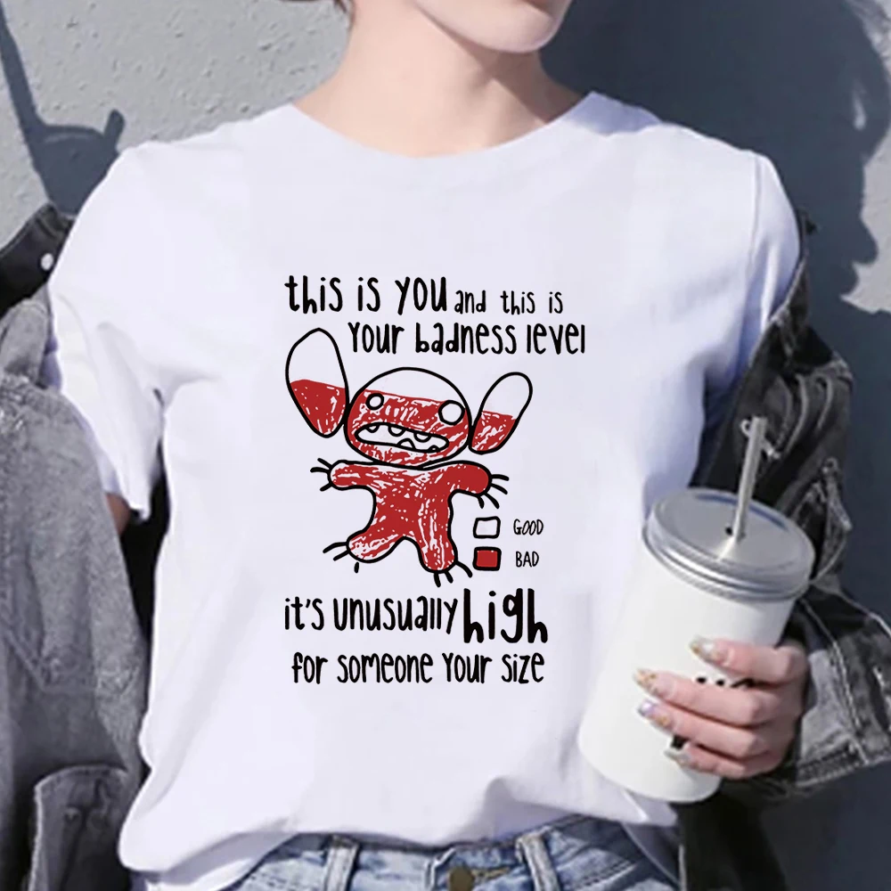 

Minimalist Popular Disney Outdoor Men T-Shirts Stitch Cartoon Graphic Tops Y2K Harajuku Style S-XXXL Size Male T Shirts Dropship