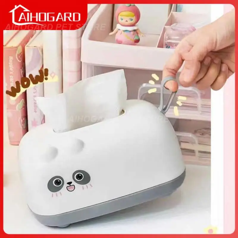 

Large Caliber Napkin Holder 19x12x10cm Household Storage Box Smooth Edge Tissue Holder Storage Organizer Portable Tissue Box