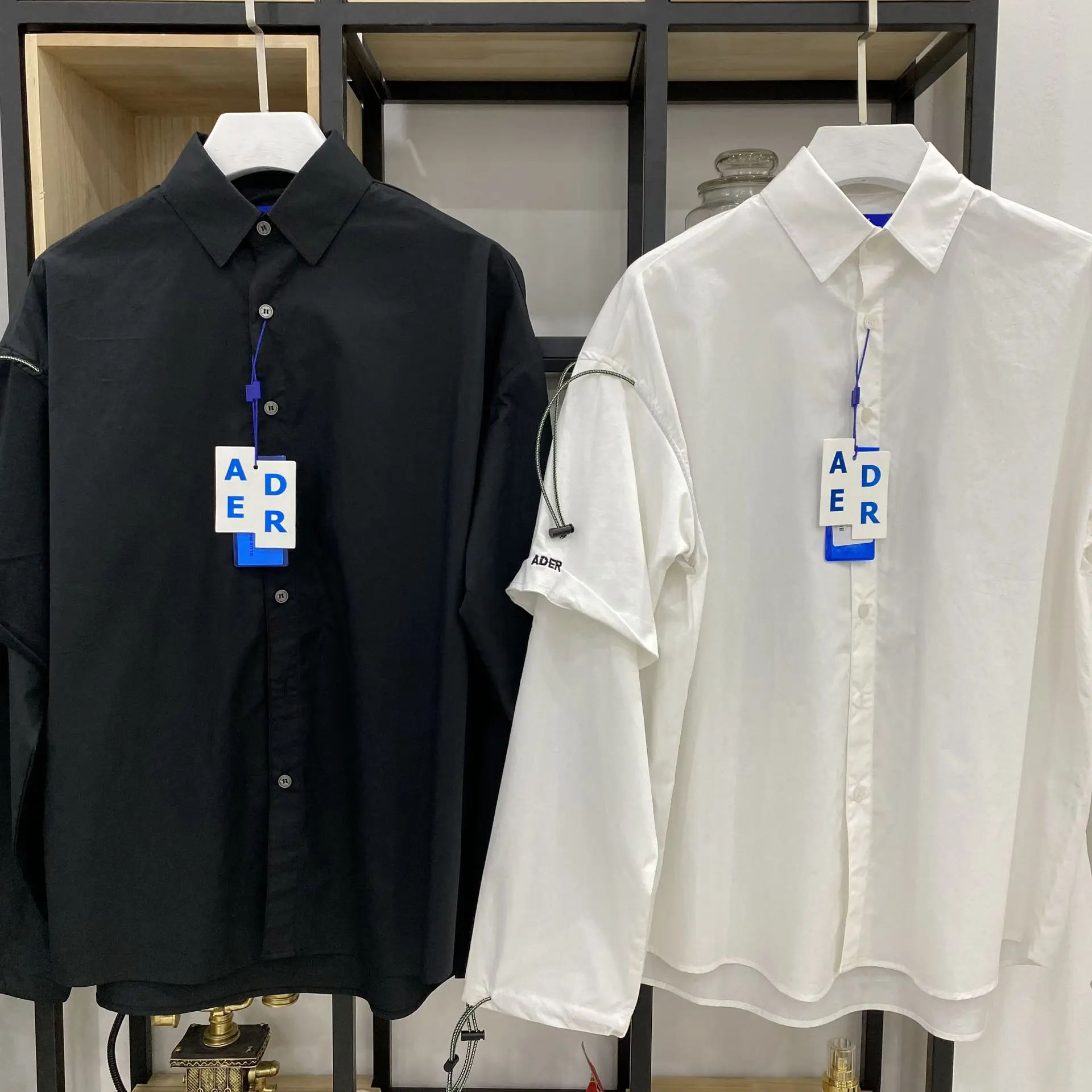 

High Quality Ader Error Shirt Men Women Casual Single Breasted Long Sleeve Blouses Adererror Male Loose Shirts Brand Tops