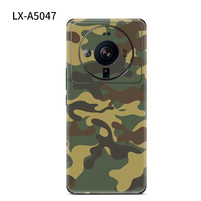 

Camouflage 3M Flim For Xiaomi Mi12s Ultra Camo Math Back Screen Protector Film Cover Wrap Durable Sticker