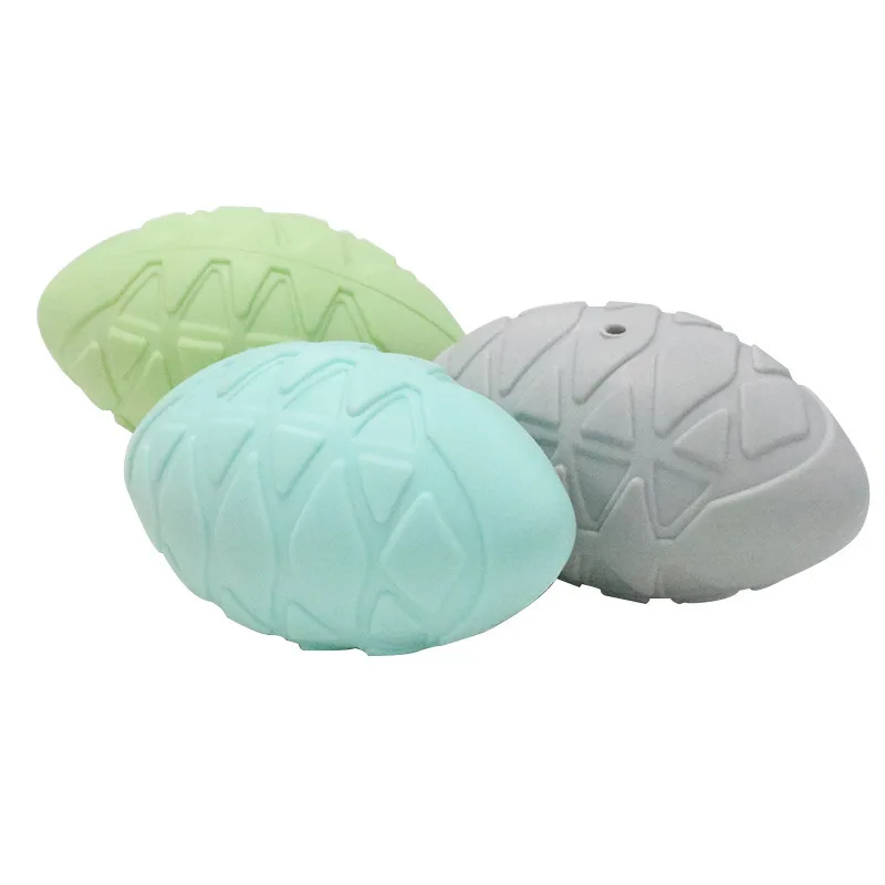 

Pet Dog Ball Toy Natural Non-toxic Rubber Football Style Dog Chew Toy Cat Training Toy for Small Medium Large Dogs