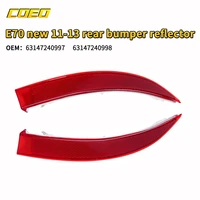 1 pair red rear bumper light reversing light reflector lens replacement for bmw e70 2011 2013 63147240998 63147240997