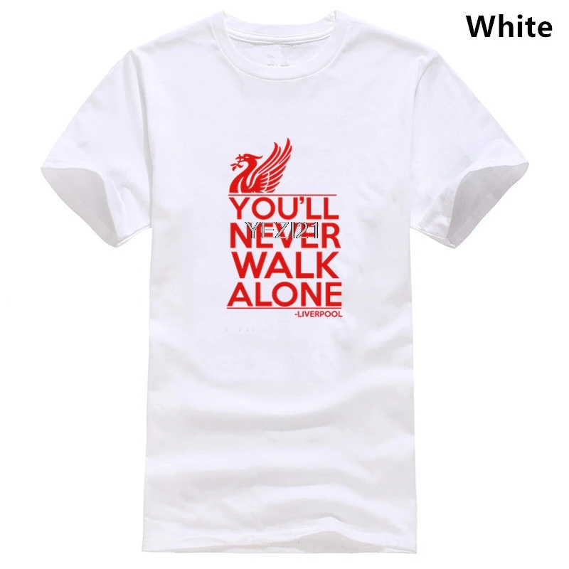 

T-shirt You'Ll Never Walk Alone Football Fan Club Ynwa Men's Gift Tee2019 New Fashion O-Neck Slim Fit Tops