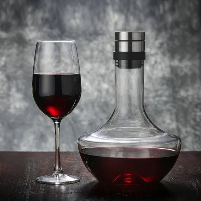 1л графин большой емкости ручной работы хрустальный винный шампанское виски