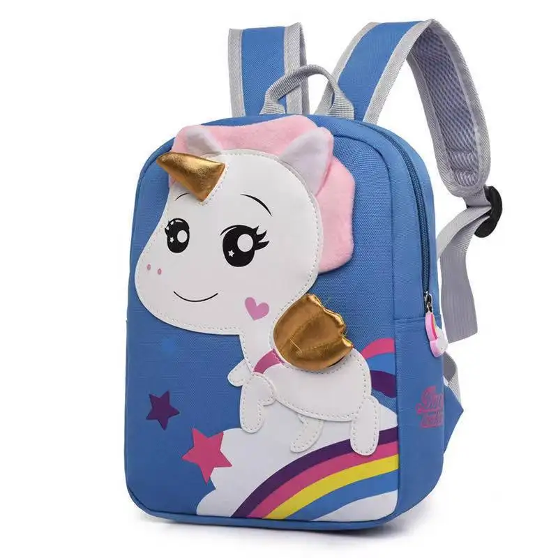 Kids Cartoon Lovely Unicorn Rainbow Children's Schoolbag Kindergarten Anime Backpack for Boys and Girls Lightweight Backpacks