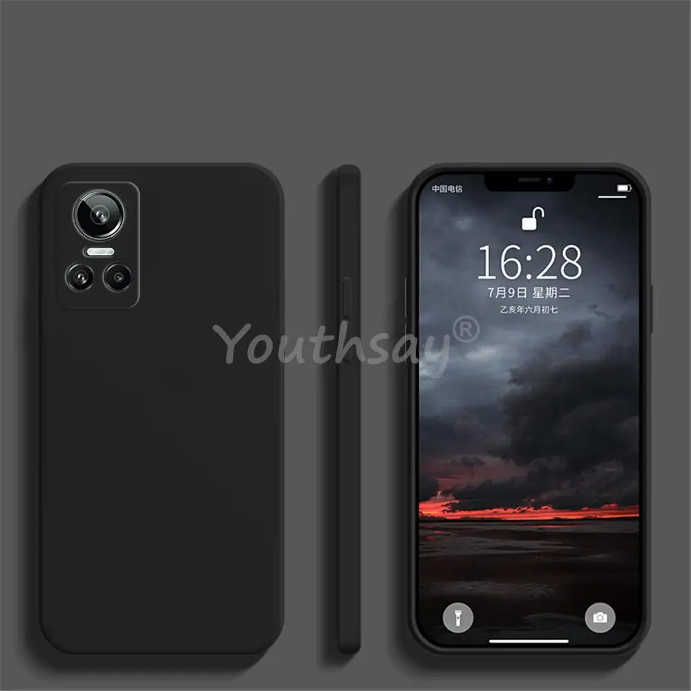 For Realme GT Neo 3 Case For Realme GT Neo 3T Case Silicone TPU Protector Rubber Bumper Capa Fundas Cover Realme GT Neo3 Cover