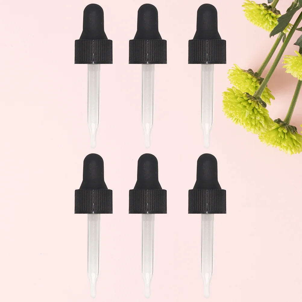 

6PCS Essential Oil Bottle Dropper Glass Pipette Dropper Pipette Dropper