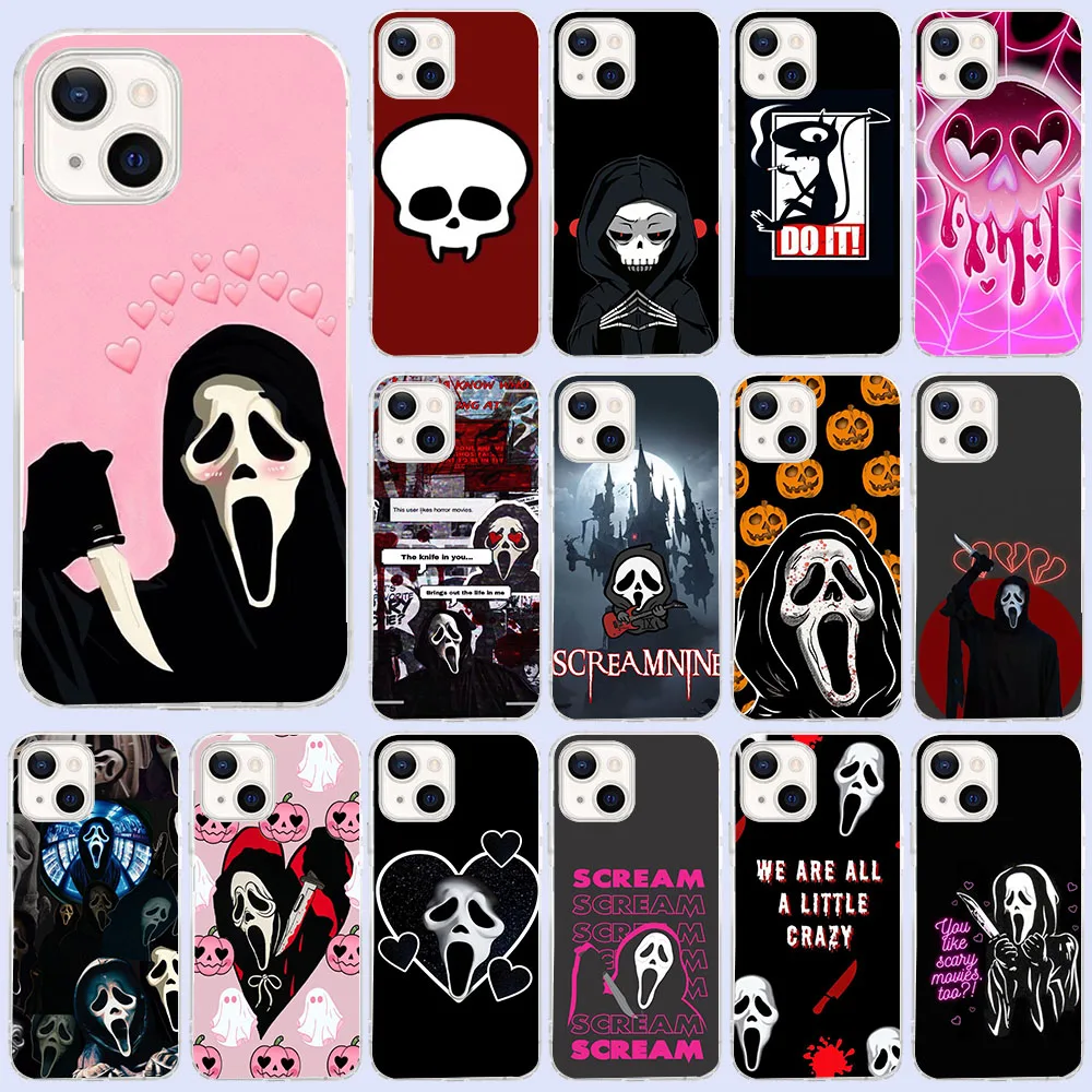 Чехол для телефона CK-16 Ghostface Hearts Samsung A35 A25 A15 A34 A23 A52S A22S A55 A54 M23 M33 M52 M53