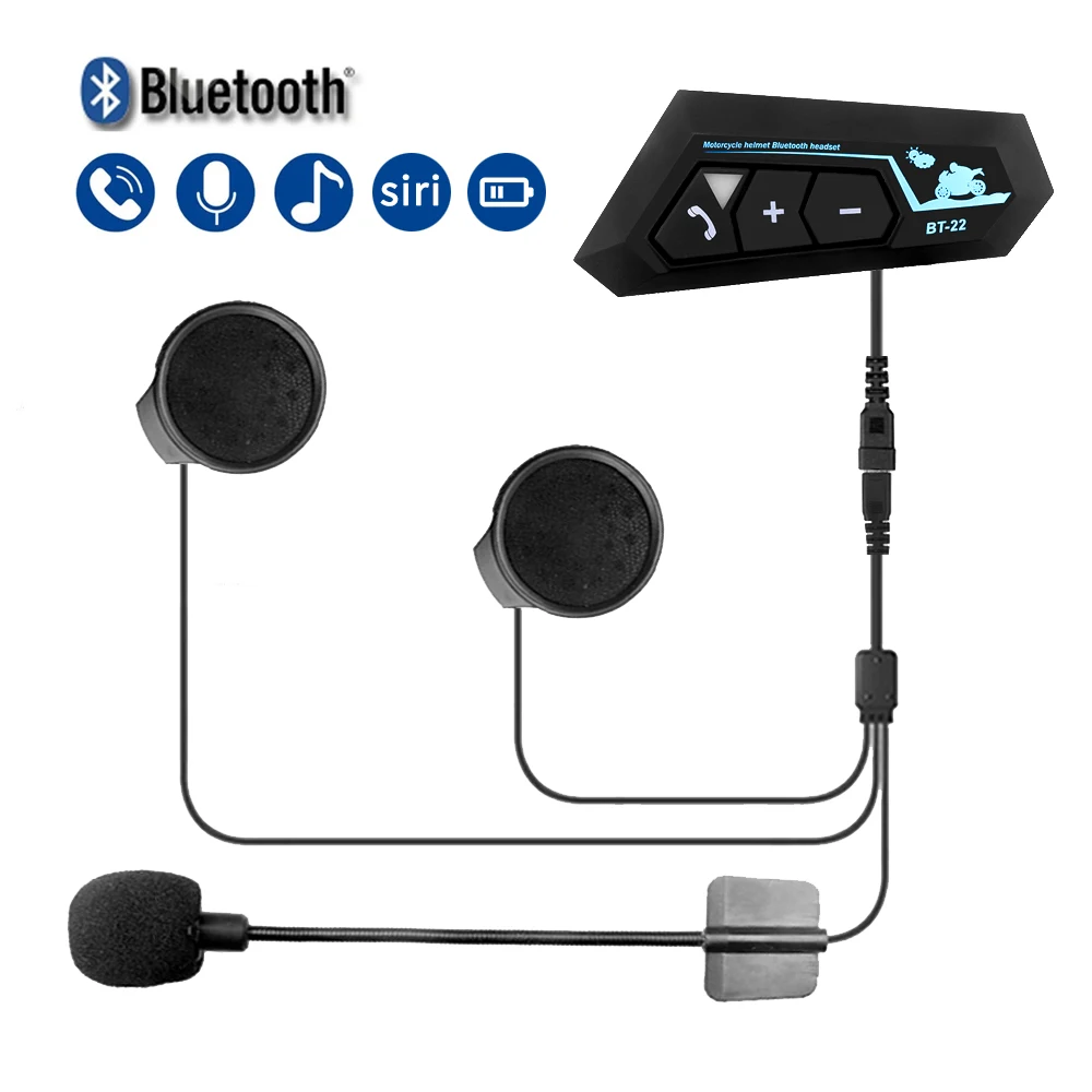 Bluetooth 5 0 мотор Шлемы-гарнитуры Беспроводной гарнитура Хэндс фри стерео наушники
