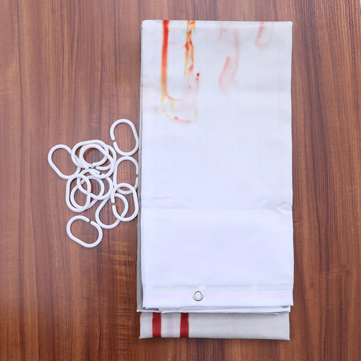 

1pcs Bathroom Curtain Handprints Creepy Screen for House Decor Hotel Home