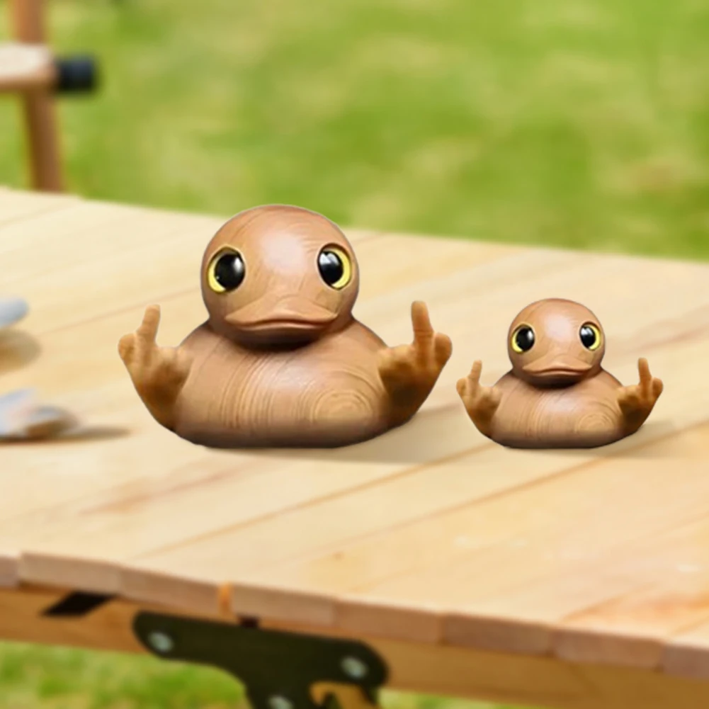 Деревянная статуя уток 3D дизайн украшения для дома отличный подарок идея