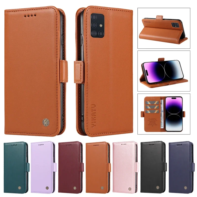 Магнитный чехол-книжка с подставкой для телефона Samsung Galaxy A51 6 5 дюйма A 51 4G SM-A515F/DSN