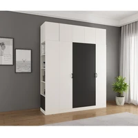nordic simple wardrobe modern simple overall economic small house assembly 2 door 3 door 4 door 5 door wardrobe bedroom