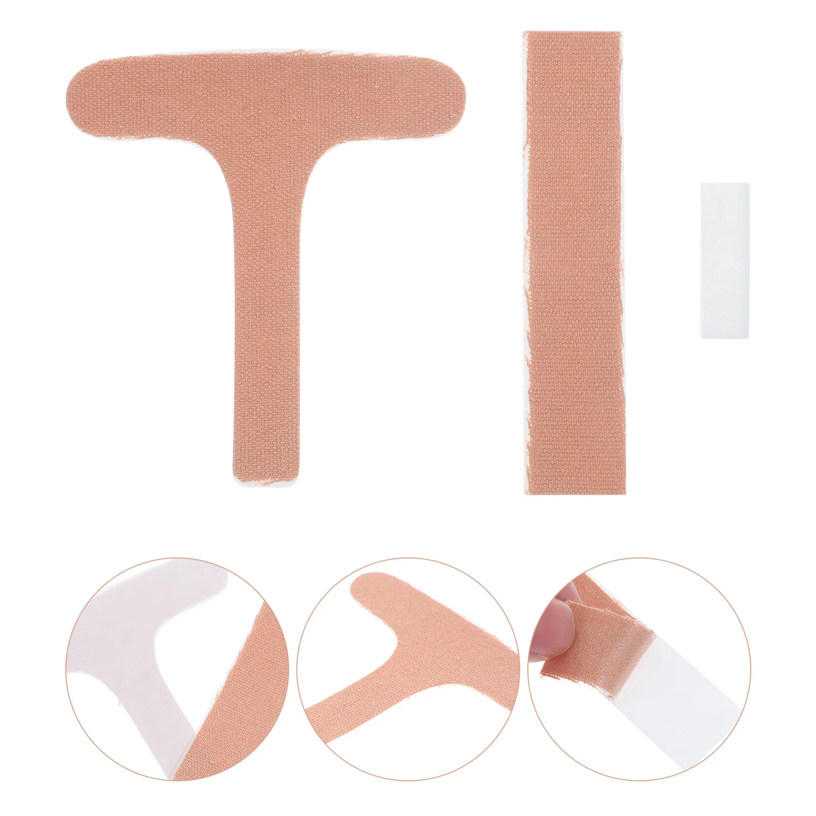 

12 Pcs Nasal Tube Nasal Strips Nasal Tube Adhesive Sticker Light Tube Adhesive Tape Non-woven Fabric Patches
