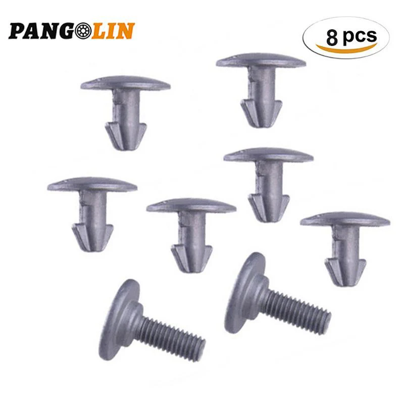 

Комплект из 8 шт. контактов и винтов крышки 90674-TY2-A01 для Accord Honda Acura, нижний цилиндрический штифт, фиксатор винтов CRV Civic, доступ к двигателю