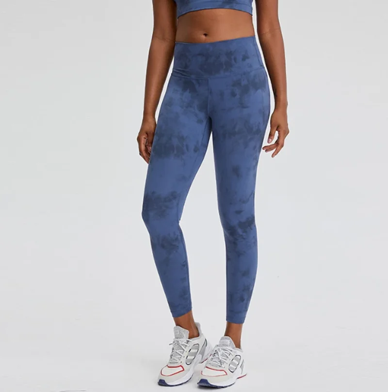 

Women High Waist Tie Dye Buttery Soft Yoga Naked-feel Squat Proof Leggings Tummy Control Workout Leggings