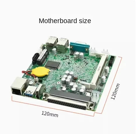 Фото Промышленная материнская плата, материнская плата компьютера EP-2129Nano Mini, встроенная материнская плата J1900 с низким энергопотреблением №2