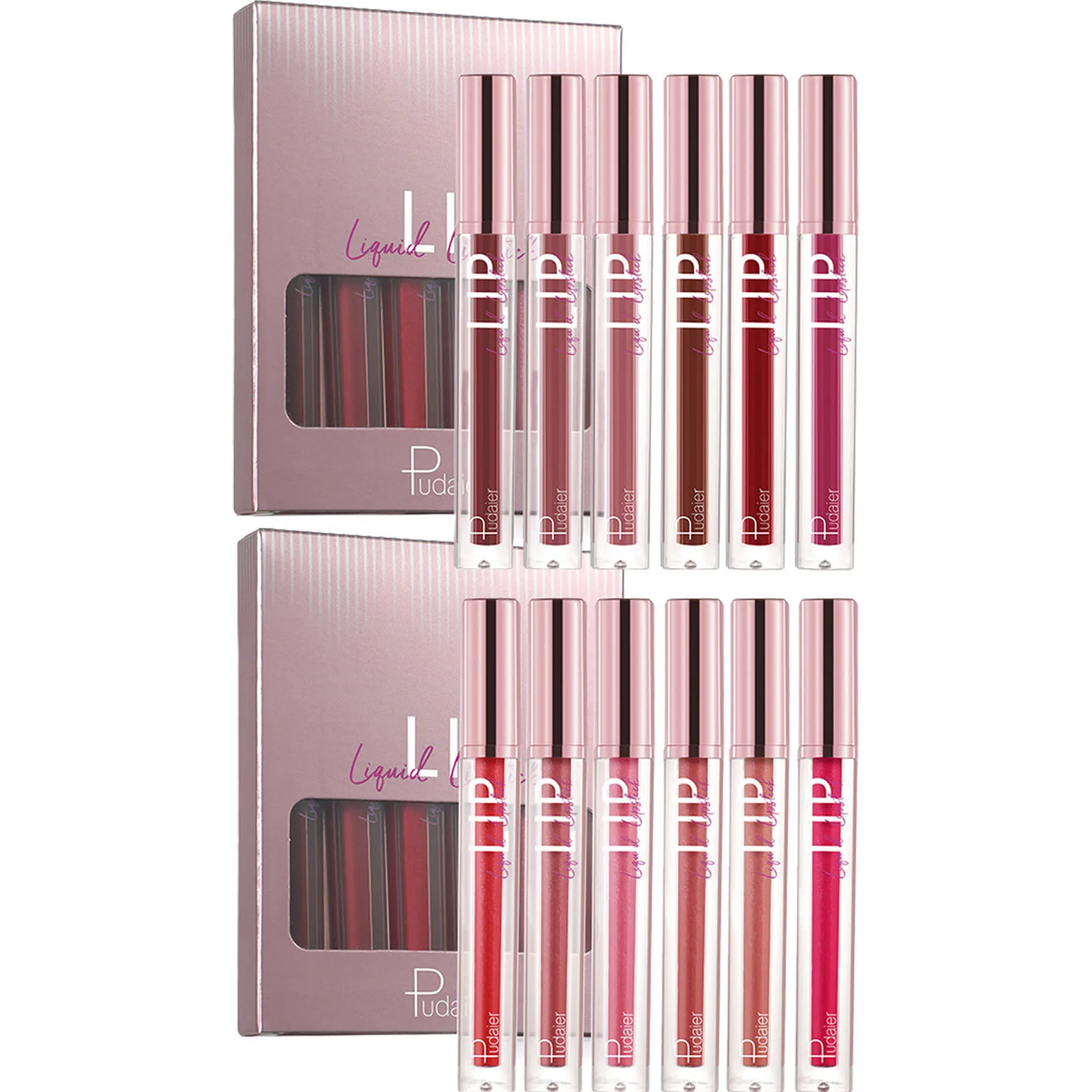 

Набор помады для макияжа, подарочные наборы, бархатная помада для женщин и девушек, макияж