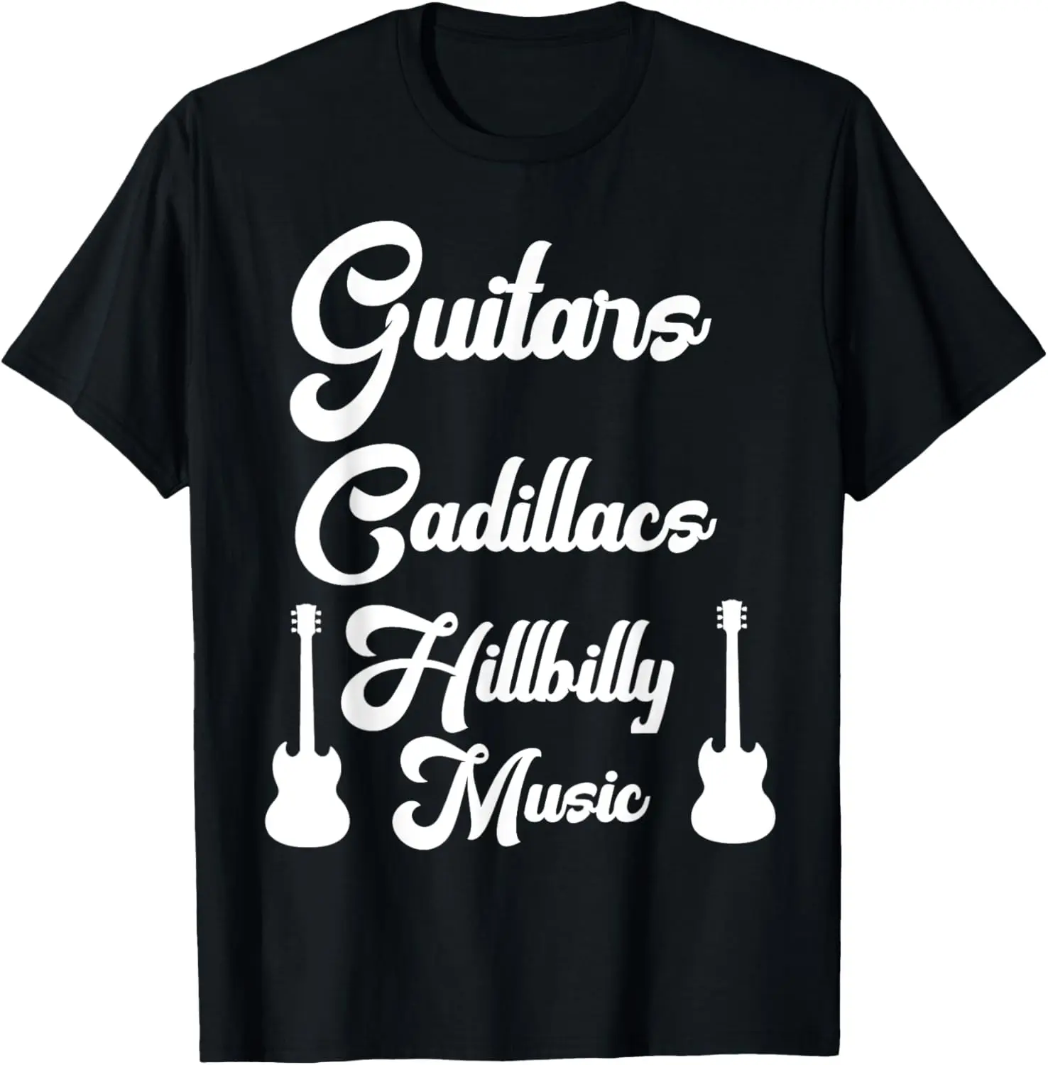 Музыкальная рубашка Guitars Cadillacs Hillbilly мужская футболка с музыкой кантри